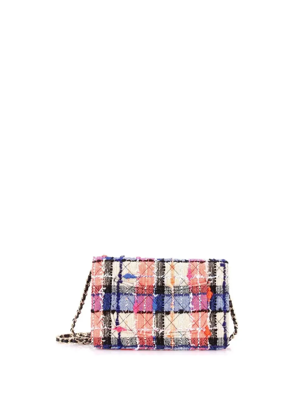 Chanel Wallet On Chain Quilted Tweed #281360C40B